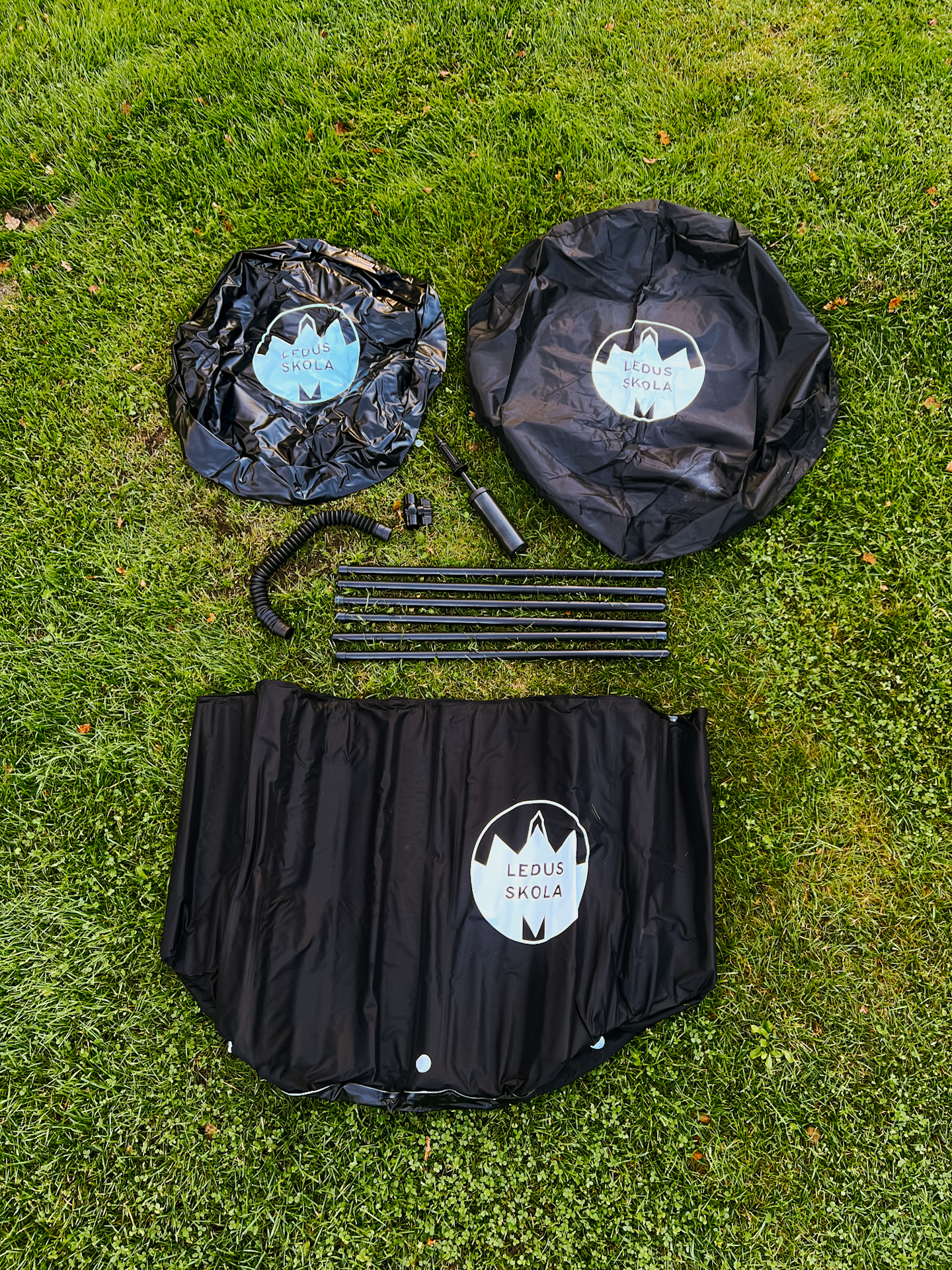 Ledusskolas portatīvā ledusvanna – saliekama aukstuma terapijas vanna (75x75 cm) - Image 2